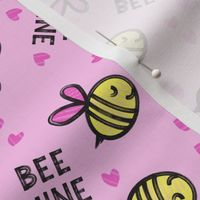 (1.5" scale) Bee Mine - Pink - valentines day C20BS