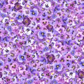 Purple Pansy Party - Small Scale