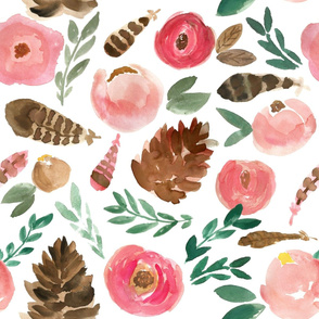 Woodland Florals - large