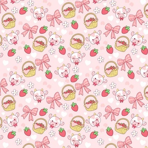 About Cute Strawberry Cow Wallpaper Google Play version   Apptopia