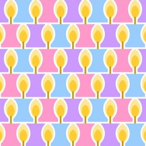 10493803 : candle 1x 3 : pastel