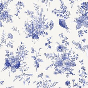 Fall flowers. Toile