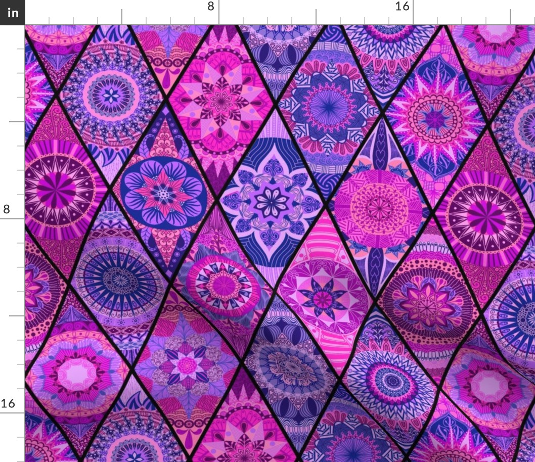 Diamond Mandalas--Pink and Purple