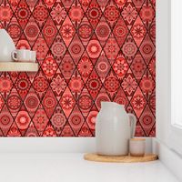 Diamond Mandalas--Red