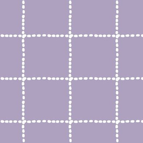 lavender windowpane check