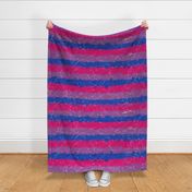 Bisexual Sparkle Ruffle - Bisexual Pride Flag Colors - 42.00in x 36.00in repeat -- 150dpi (Full Scale)