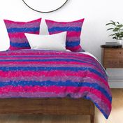 Bisexual Sparkle Ruffle - Bisexual Pride Flag Colors - 42.00in x 36.00in repeat -- 150dpi (Full Scale)
