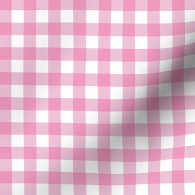 Pink & White Gingham Plaid