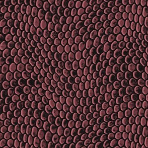 ★ REPTILE SKIN ★ Dark Burgundy - Large Scale / Collection : Snake Scales – Punk Rock Animal Prints 4