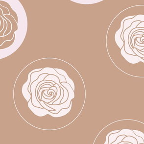 Vector repeat pattern with flowers