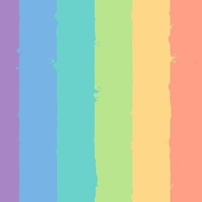 distressed pastel rainbow
