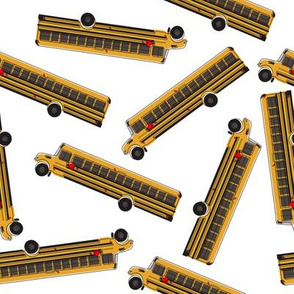 Scattered School Busses 