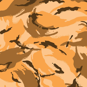 British DPM Camo Sunshade Orange