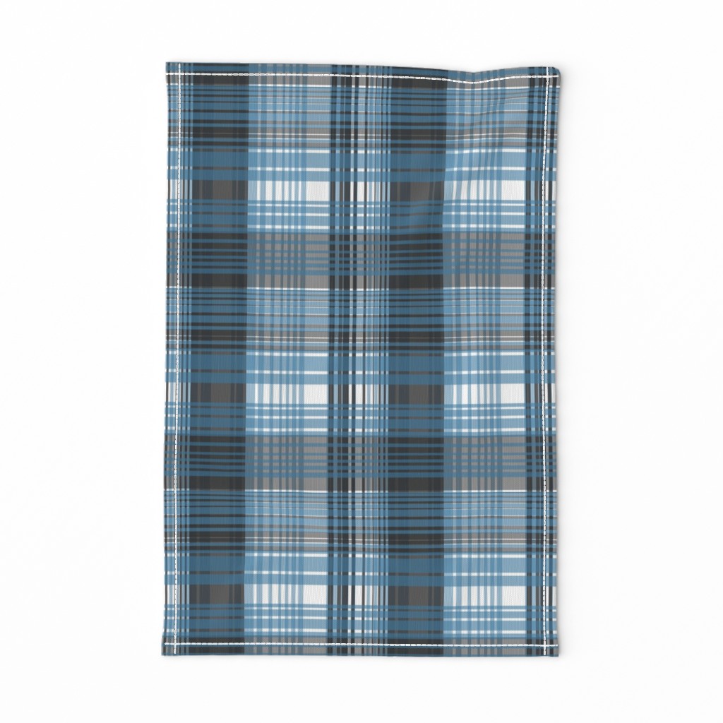 Western Plaid Blue