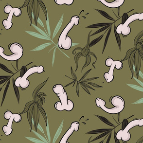 Khaki penis pattern