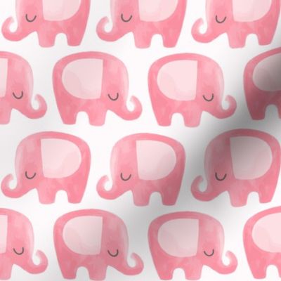 Cute Pink Elephants 