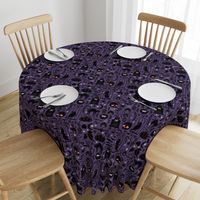 Large Spooky Witchcraft Halloween Purple