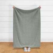 sage windowpane check