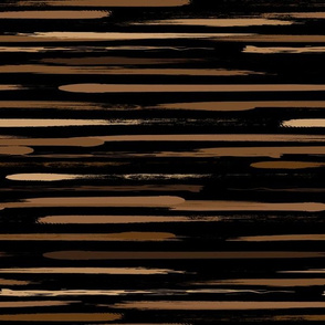 brown brush strokes on black, horizontal 