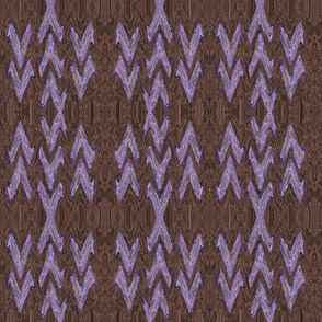 Basket weave - lilac brown 