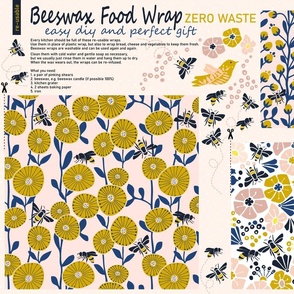 Beeswax Food wrap organic - Yard