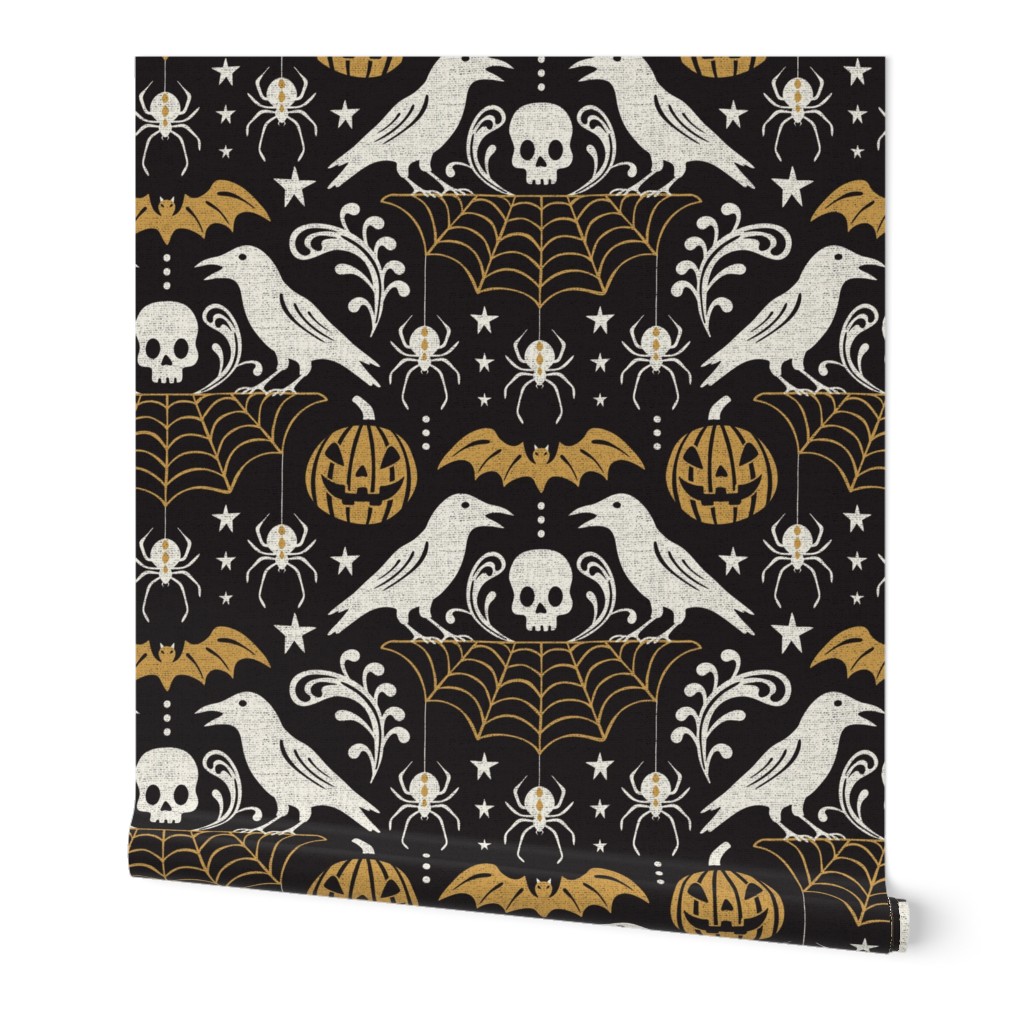 All Hallows' Eve - Black & Gold Large Scale