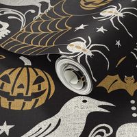 All Hallows' Eve - Black & Gold Large Scale