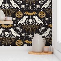 All Hallows' Eve - Black & Gold Large Scale