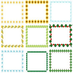 Colorful Square Frames