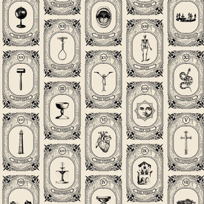 Gothic Tarot Card Pattern