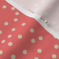 taupe dots on pink 