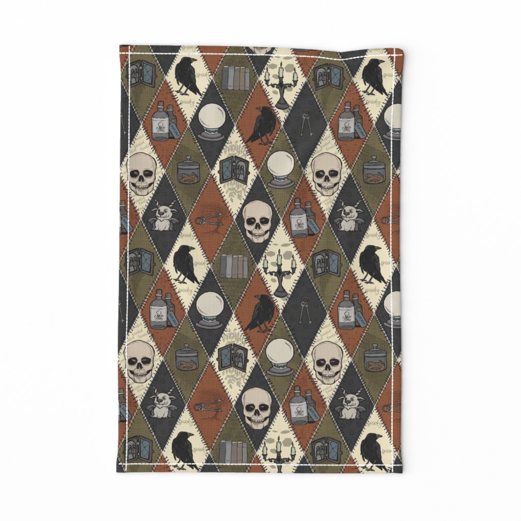 Retro Gothic Halloween Patchwork 