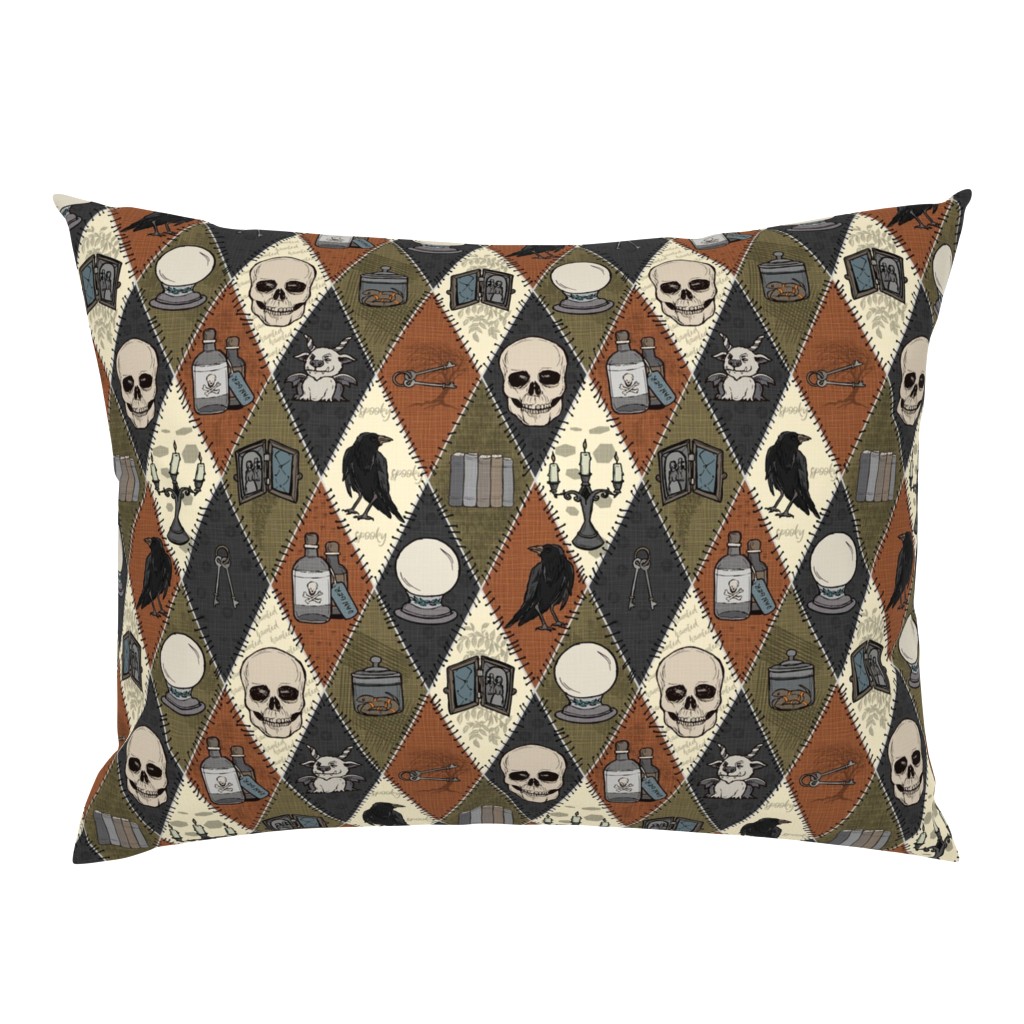 Retro Gothic Halloween Patchwork 