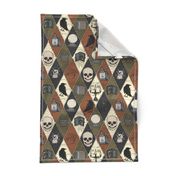 Retro Gothic Halloween Patchwork 