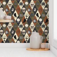 Retro Gothic Halloween Patchwork 