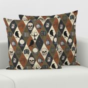 Retro Gothic Halloween Patchwork 