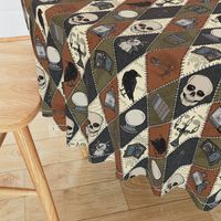 Retro Gothic Halloween Patchwork 