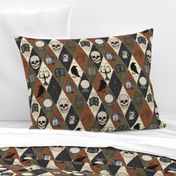 Retro Gothic Halloween Patchwork 