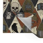 Retro Gothic Halloween Patchwork 