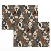 Retro Gothic Halloween Patchwork 