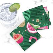 Tropical Flamingo Christmas Ornaments