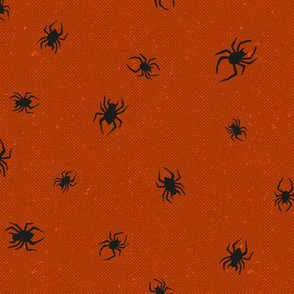 Belladonna Spooky Spiders, Halloween Orange