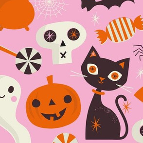 Happy Halloween regular scale Pink