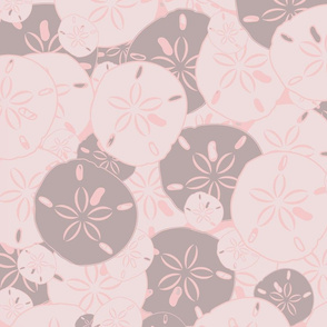 Sand Dollars - Pinks/Grey