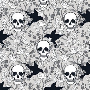 Garden of Skulls {Silver}