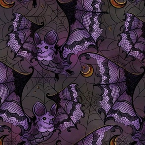 medium // Spooky Gothic bats 