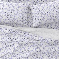 large scale hope ribbon scattered periwinkle