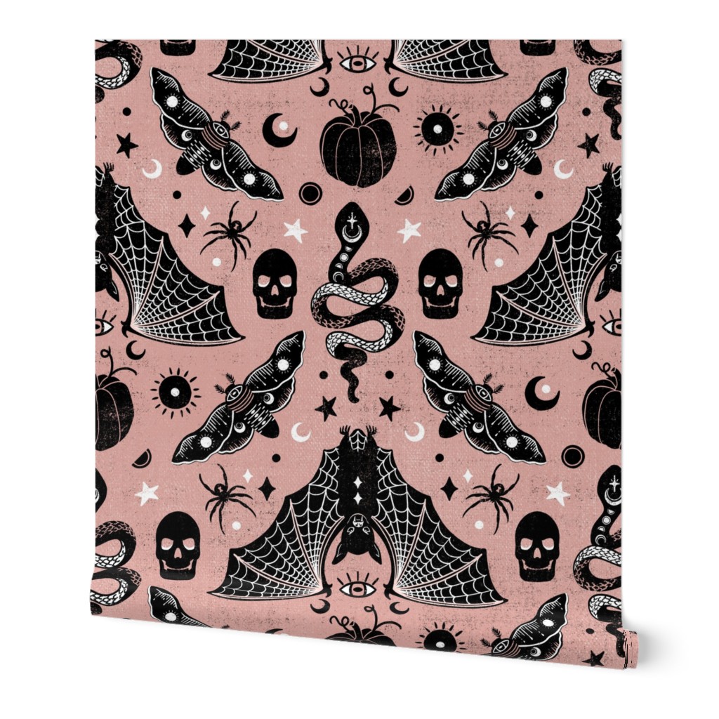 Gothic Halloween Rose Pink by Angel Gerardo - Large Scale
