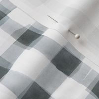 Large / Checkered Windowpane in Smokey Gray
