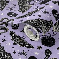 Gothic Halloween Amethyst Purple by Angel Gerardo